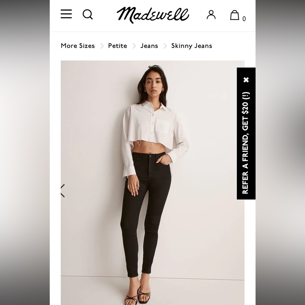 🌼Madewell curvy skinny jeans!